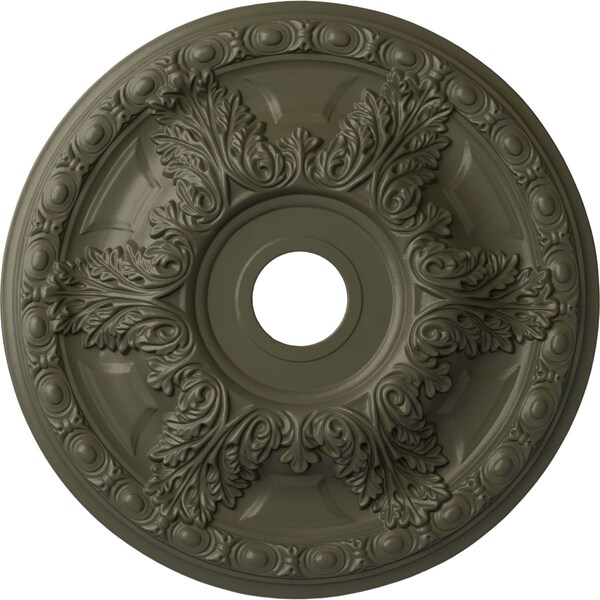 Ekena Millwork Granada Ceiling Medallion (Fits Canopies up to 7 1/8"), 23 3/8"OD x 3 5/8"ID x 2 1/2"P, Witch Hazel CM23GAWHF - main